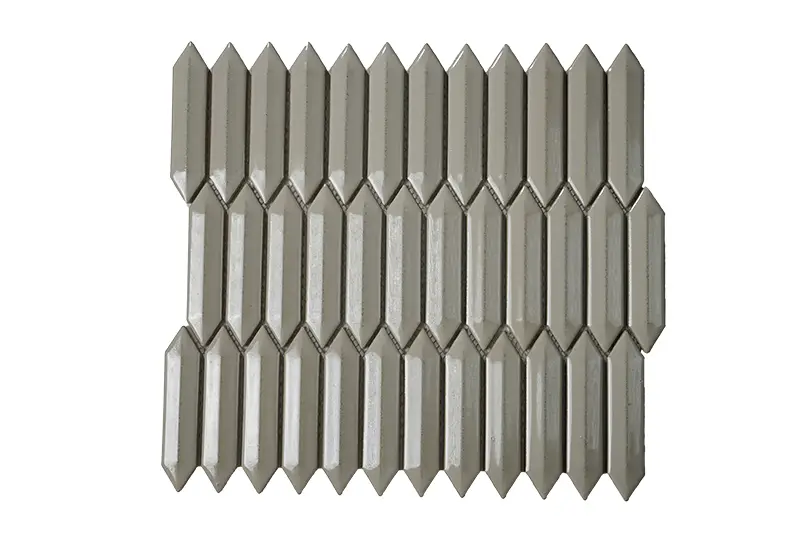 12×12 Bright Tender Gray 3D Picket 1×4