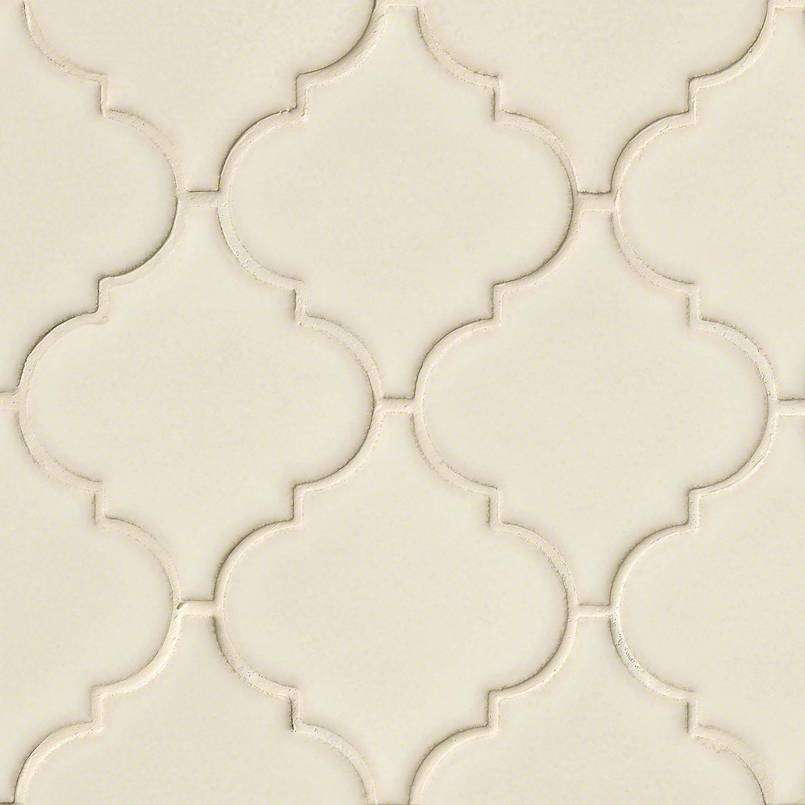 12×12 Antique White Arabesque 8mm