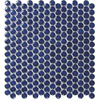 12×12 BRIGHT COBALT PENNY ROUND