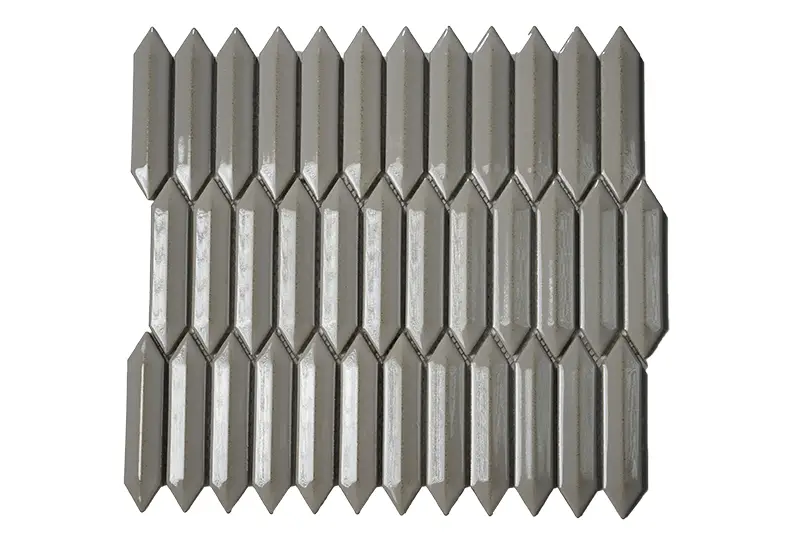 12×12 Bright Taupe 3D Picket 1×4